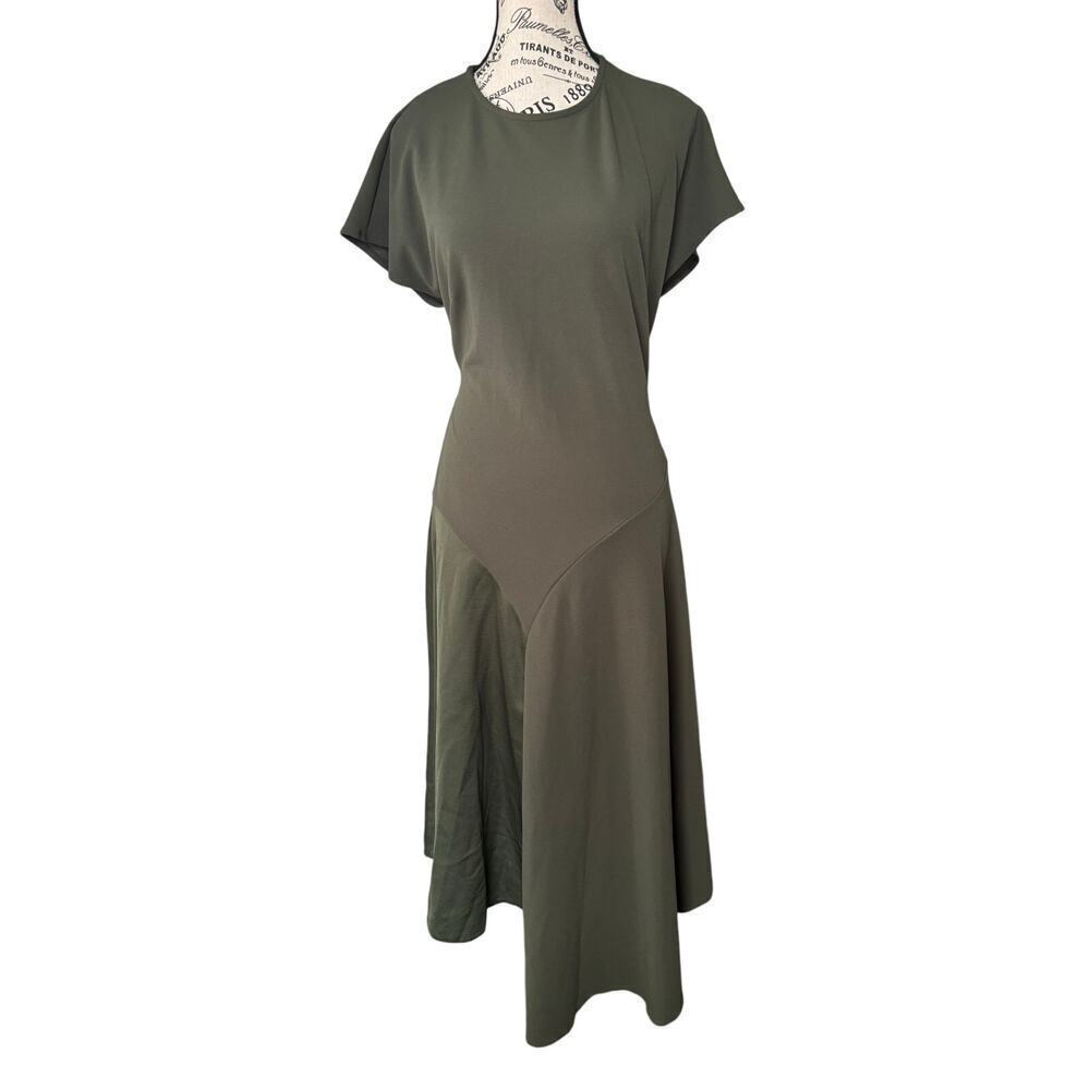 ASOS Design Midi Keyhole Back Dress - Picture 2 of 6
